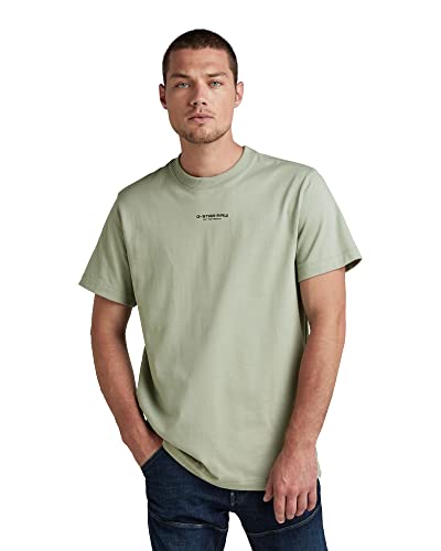 G-STAR RAW Herren Unisex Center Logo Loose T-Shirt, Blau (iceberg green D21377-C784-C959), XS von G-STAR RAW