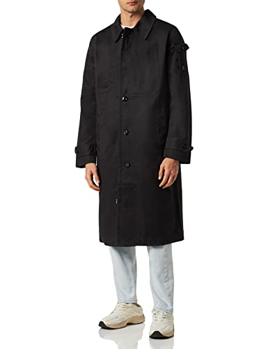 G-STAR RAW Herren Unisex Worker Trenchcoat, Schwarz (dk black D22903-C981-6484), M von G-STAR RAW