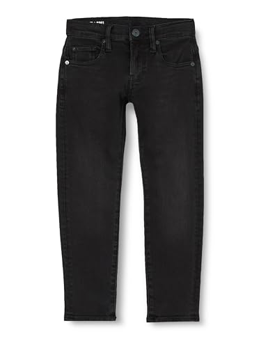 G-STAR RAW Jungen SS22067 3301 tapered jeans Jeans, Schwarz (faded black D20216-01-A569), 5 Jahre von G-STAR RAW