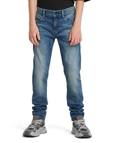 G-STAR RAW Jungen SS22077 3301 SLIM JEANS Jeans, Blau (faded cascade D24923-01-C606), 12 Jahre von G-STAR RAW