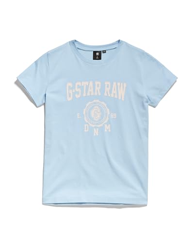 G-STAR RAW Mädchen SS23003 t-shirt ss T-Shirt, Blau (siali blue D24975-01-7165), 10 Jahre von G-STAR RAW