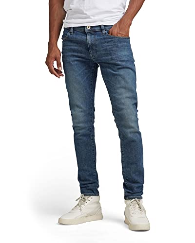 G-STAR RAW Herren Revend FWD Skinny Jeans, Blau (faded blues D20071-D106-D135), 28W / 32L von G-STAR RAW