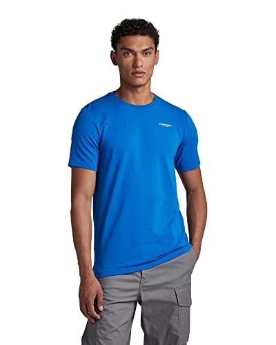 G-STAR RAW Herren Slim Base T-Shirt, Blau (lapis blue D19070-C723-D610), XXL von G-STAR RAW