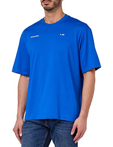 G-STAR RAW Herren Unisex Boxy Base T-Shirt, Blau (lapis blue D23218-C336-D610), L von G-STAR RAW