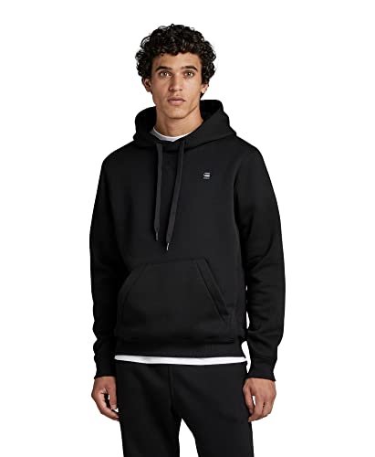 G-STAR RAW Herren Premium Core Hooded Sweatshirt, Schwarz (dk black D16121-C235-6484), L von G-STAR RAW