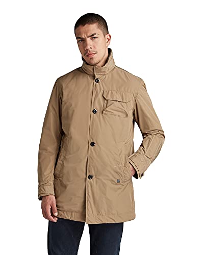 G-STAR RAW Herren Utility HB Tape Padded Trenchcoat, Braun (dk toggee D20087-C655-5787), XXL von G-STAR RAW