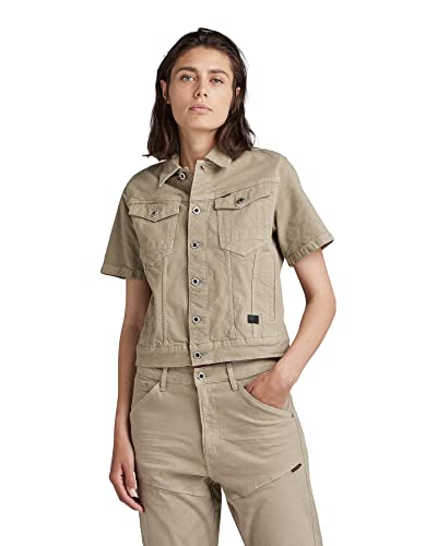 G-STAR RAW Damen Arc Jacke Short Sleeve, Mehrfarben (worn in berge gd D21402-D111-D129), M von G-STAR RAW