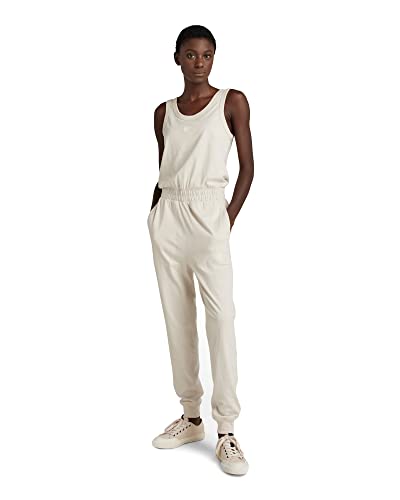 G-STAR RAW Damen Sports GR Jumpsuit, Weiß (dk talc D21635-B771-A488), L von G-STAR RAW