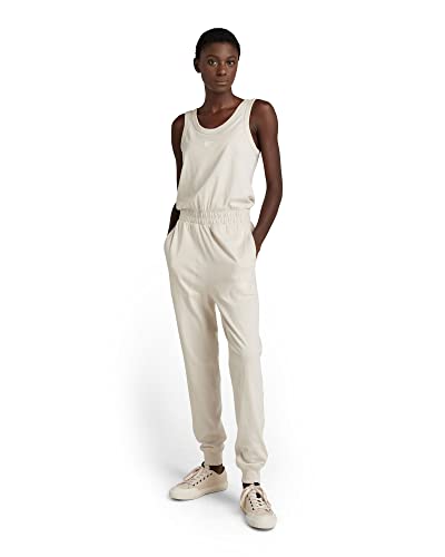 G-STAR RAW Damen Sports GR Jumpsuit, Weiß (dk talc D21635-B771-A488), XS von G-STAR RAW