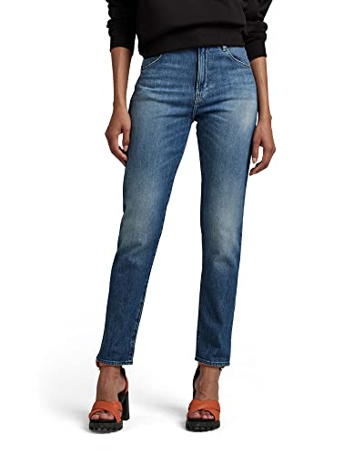 G-STAR RAW Damen Virjinya Slim Jeans, Blau (antique faded blue opal D21078-B767-D344), 31W / 30L von G-STAR RAW