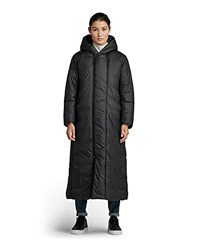 G-STAR RAW Damen G - Whistler Padded Extra Long Parka, Schwarz (dk black D20215-B958-6484), L von G-STAR RAW