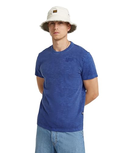 G-Star RAW Men's Musa Stencil Pigment dye r t T-Shirt, Blau (Radar Blue gd D24688-B256-G474), Large von G-STAR RAW