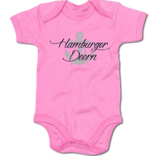 G-graphics Hamburger Deern Baby-Body 250.0106 (6-12 Monate, pink) von G-graphics