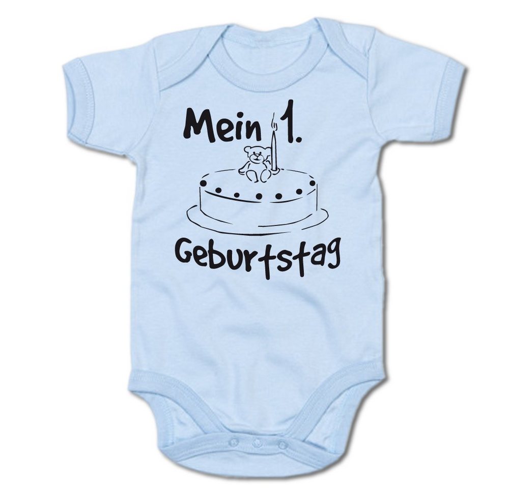 G-graphics Kurzarmbody Baby Body - Mein 1. Geburtstag mit Spruch / Sprüche • Babykleidung • Geschenk zum ersten Geburtstag • Strampler von G-graphics