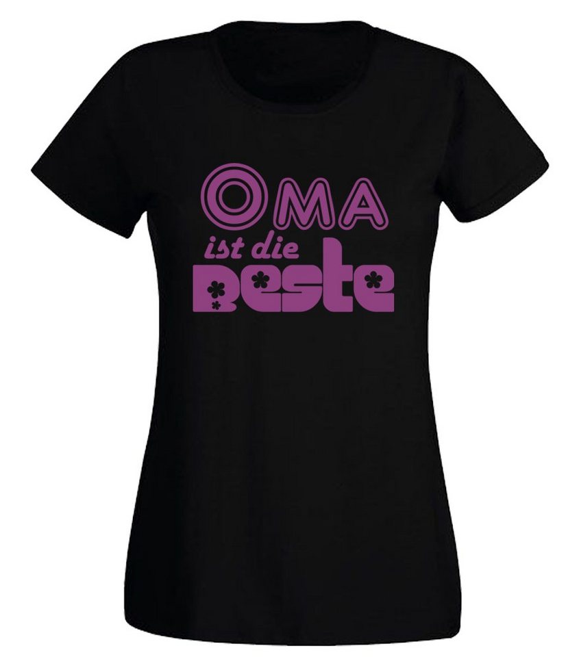 G-graphics T-Shirt Damen T-Shirt - Oma ist die Beste mit trendigem Frontprint, Slim-fit, Aufdruck auf der Vorderseite, Spruch/Sprüche/Print/Motiv, für jung & alt von G-graphics