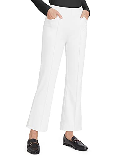 G4Free Yoga Hosen Damen Stretch mit Taschen Anzughose Hohe Taille Weites Bein Hose Trainieren Jazzpants Arbeitshose Knöchelhose Schlaghose G4Free Yoga Hosen Damen Stretch mit Taschen Anzughose Hohe Taille Weites Bein Hose Trainieren Jazzpants Arbeitshose Knöchelhose Schlaghose von G4Free