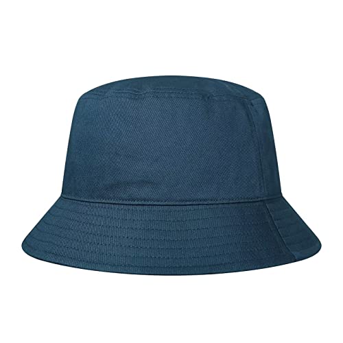 GADIEMKENSD Cotton Bucket Hat for Women Summer Sun Protection UPF 50 Bucket Hats for Mens Lightweight Portable Outdoor Travel Hat for Golf Travelling Hiking Camping Casual Navy von GADIEMKENSD
