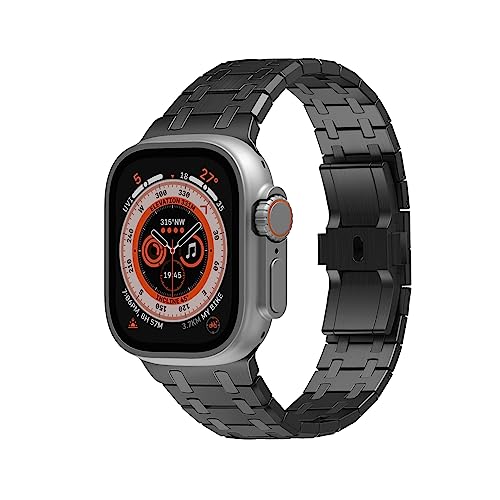 GAFNED Luxus-Uhren-Modifikationsset, für Apple Watch Armband 49 mm, 44 mm, 45 mm, 42 mm, Metallarmband, Zubehör, für iWatch Ultra 8, 7, 6, 5, 4, SE-Serie mit Werkzeug, 42MM, Achat von GAFNED