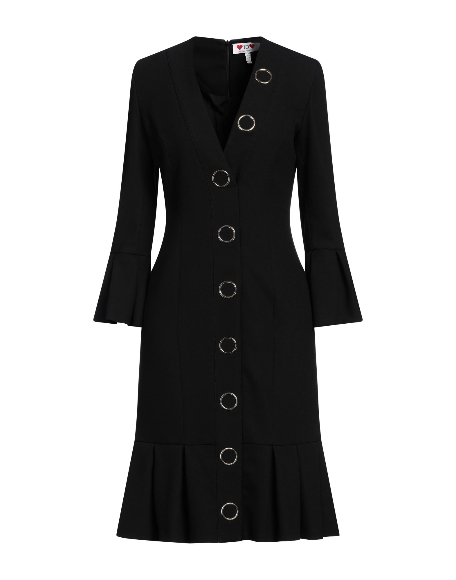 GAI MATTIOLO Midi-kleid Damen Schwarz von GAI MATTIOLO