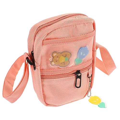 GALPADA 1 Stück Mini Schulter Canvas Tasche Messenger Handtasche Mädchen Canvas Tasche Lässige Handtasche Mädchen Umhängetasche Kleine Studententasche Canvas Umhängetasche von GALPADA