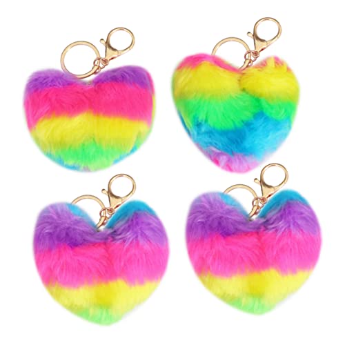 GALPADA 12 STK Pelzknäuel Schlüsselanhänger Taschenanhänger Kugel Schlüsselanhänger Auto schlüsselanhänger plüsch anhänger plüschanhänger Regenbogen-Anhänger Liebesherzanhänger GALPADA 12 STK Pelzknäuel Schlüsselanhänger Taschenanhänger Kugel Schlüsselanhänger Auto schlüsselanhänger plüsch anhänger plüschanhänger Regenbogen-Anhänger Liebesherzanhänger von GALPADA