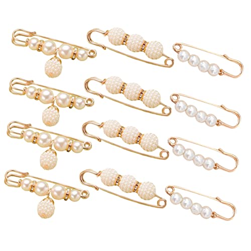 GALPADA 12 Stück Kleidungsnadel Schal Brosche Clip Brosche Pin Pullover Clip Sicherheitsnadel Für Kleidung Pin Ästhetische Pullover Pin Clip Schal Brosche Clip Kleidung Brosche Clip Hosen von GALPADA