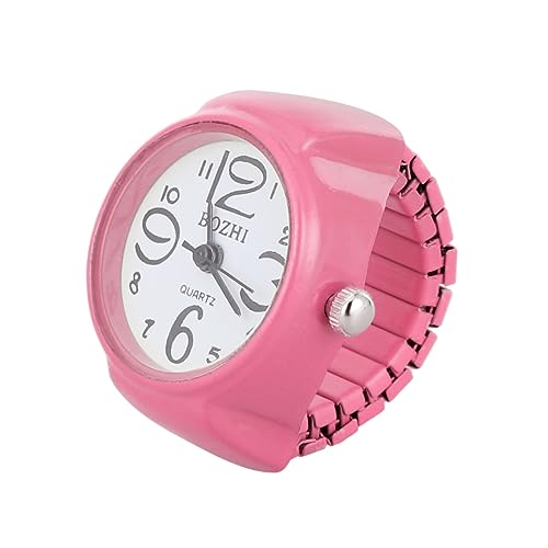 GALPADA 1stk Mini-uhrenring Rotes Armband Für Männer Kinder Armbanduhr Retro-fingeruhr Bandringe Für Damen Fingeruhr Aus Herrenarmbanduhr Schild Rosa Kinder Uhr Einzigartig Junge von GALPADA