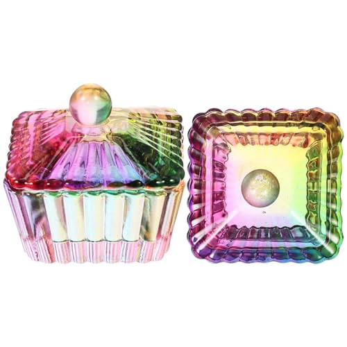GALPADA 2 Stück Nagel Dappen Schale mit Deckel Acryl Nagelschale für Nailart Praktische Aufbewahrung für Maniküre und Nageldesign und Elegant für Salongebrauch GALPADA 2 Stück Nagel Dappen Schale mit Deckel Acryl Nagelschale für Nailart Praktische Aufbewahrung für Maniküre und Nageldesign und Elegant für Salongebrauch von GALPADA