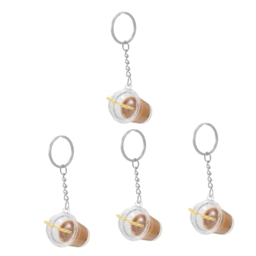 GALPADA 4 Stück Milchtee-Schlüsselanhänger Bubble Tea schlüsselanhänger Paar Milchteetasse Schlüsselanhänger Kaffeebecher Kawaii Schlüsselanhänger Taschenanhänger Schlüsselanhänger hängend GALPADA 4 Stück Milchtee-Schlüsselanhänger Bubble Tea schlüsselanhänger Paar Milchteetasse Schlüsselanhänger Kaffeebecher Kawaii Schlüsselanhänger Taschenanhänger Schlüsselanhänger hängend von GALPADA