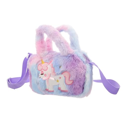 GALPADA 5St Einhorn-Tasche Geldbörsen für Mädchen Plüsch-Crossbody-Geldbörse Kinder Tasche kindertasche Kinder Geldbörse Damen geldbörse Umhängetasche für Teenager-Mädchen Umhängetaschen von GALPADA