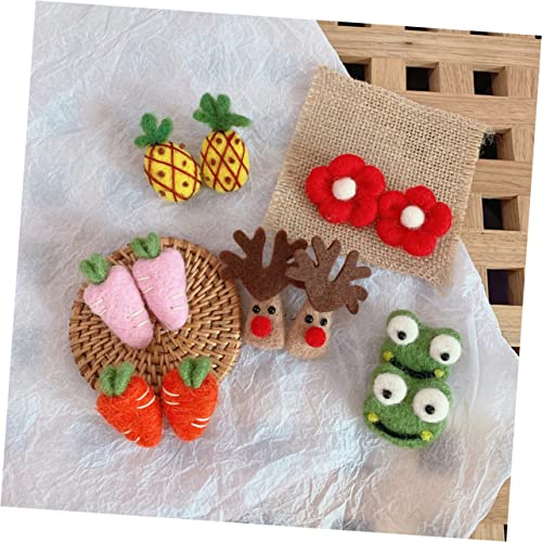 GALPADA 5St Mädchen Corsage -Karotten-Anstecknadel Osterabzeichen Pin orange gift ideas Kostüm Hüte Brosche Kleidungsdekoration Wäscheklammern Obst Hut Taschen schmücken Kind Korb von GALPADA