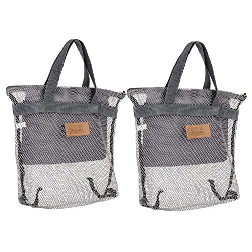 GALPADA 8 STK Kulturbeutel Aus Mesh Aufbewahrungstasche Für Spielzeug Taschen Für Strandsnacks Outdoor-mesh-duschtasche Groß Nylongewebe Männer Und Frauen Aufbewahrungstaschen Gittergewebe von GALPADA