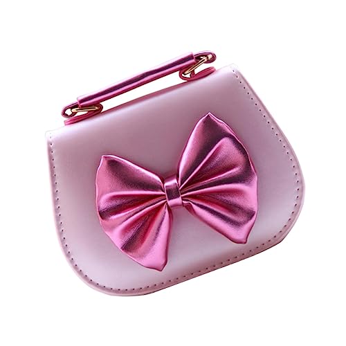 GALPADA Bowknot-Umhängetaschen Umhängetaschen aus Leder für Kinder umhängetasche Kinder Kinderhandtasche Schultertasche Umhängetasche aus PU-Leder Mädchen PU-Tasche von GALPADA