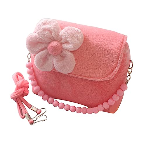 GALPADA Umhängetasche für Kinder Hasen-Kuchen-Topper Schädel-Make-up-Pinselhalter Kosmetiktasche Kinder umhängetasche Kinder Schultertasche Handtaschen Kinder Umhängetasche Rosa von GALPADA