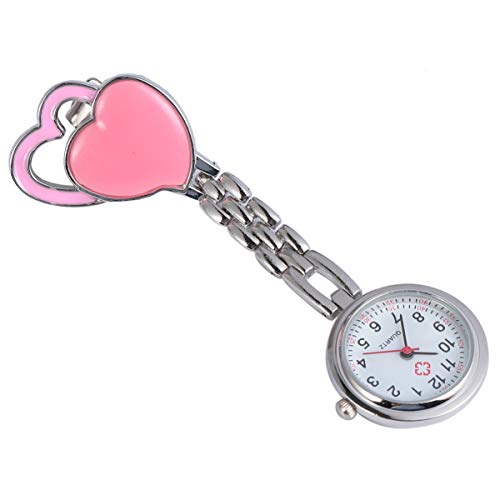 GALPADA Pflegeuhr Taschenuhr Geschenke für männer Damen digitaluhren mechanische Taschenuhr Mode hängende Uhr Herz Taschenuhr Taschenuhren für Herren einfach Fräulein Anhänger Wall Clock von GALPADA