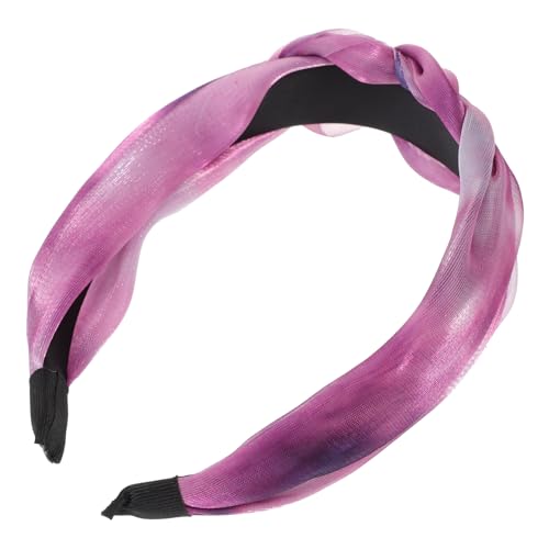 GALPADA Stirnband mit breiter Krempe Haarbänder für Mädchen Elegante Stirnbänder für Frauen breite Stirnbänder Haarbänder für Frauen Temperament Kopfbedeckung Tuch Haarschmuck Damen Stoff von GALPADA