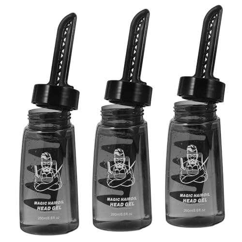 GANAZONO 3stücke Leere Haargel-flasche Mit Kamm Praktische Styling-gel-anwendung Für Herren Für Friseure Und Zuhause Tragbar Und Platzsparend Mit Speziellem Kamm Für Gleichmäßige GANAZONO 3stücke Leere Haargel-flasche Mit Kamm Praktische Styling-gel-anwendung Für Herren Für Friseure Und Zuhause Tragbar Und Platzsparend Mit Speziellem Kamm Für Gleichmäßige von GANAZONO