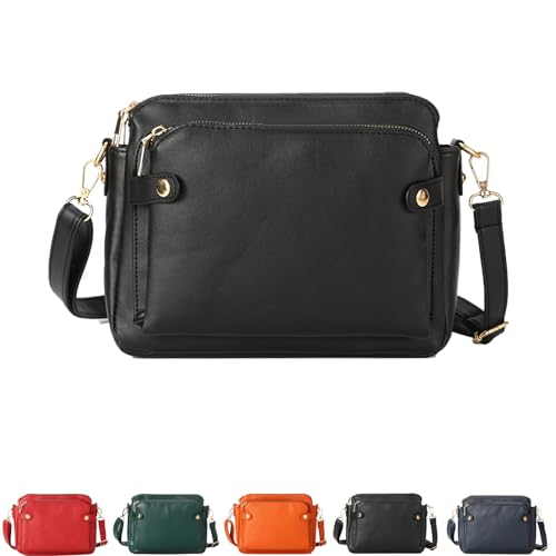 GANDUS Gpmsign Umhängetaschen aus Leder, Umhängetaschen und Clutches aus Leder, Umhängetaschen (B,One Size) von GANDUS