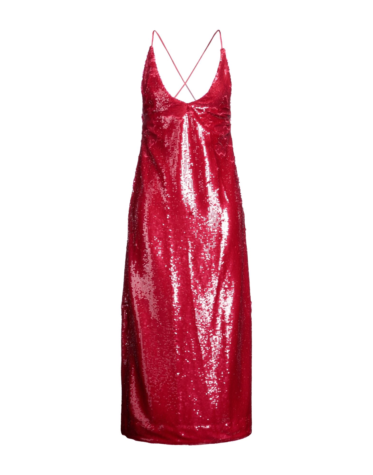 GANNI Midi-kleid Damen Magenta von GANNI