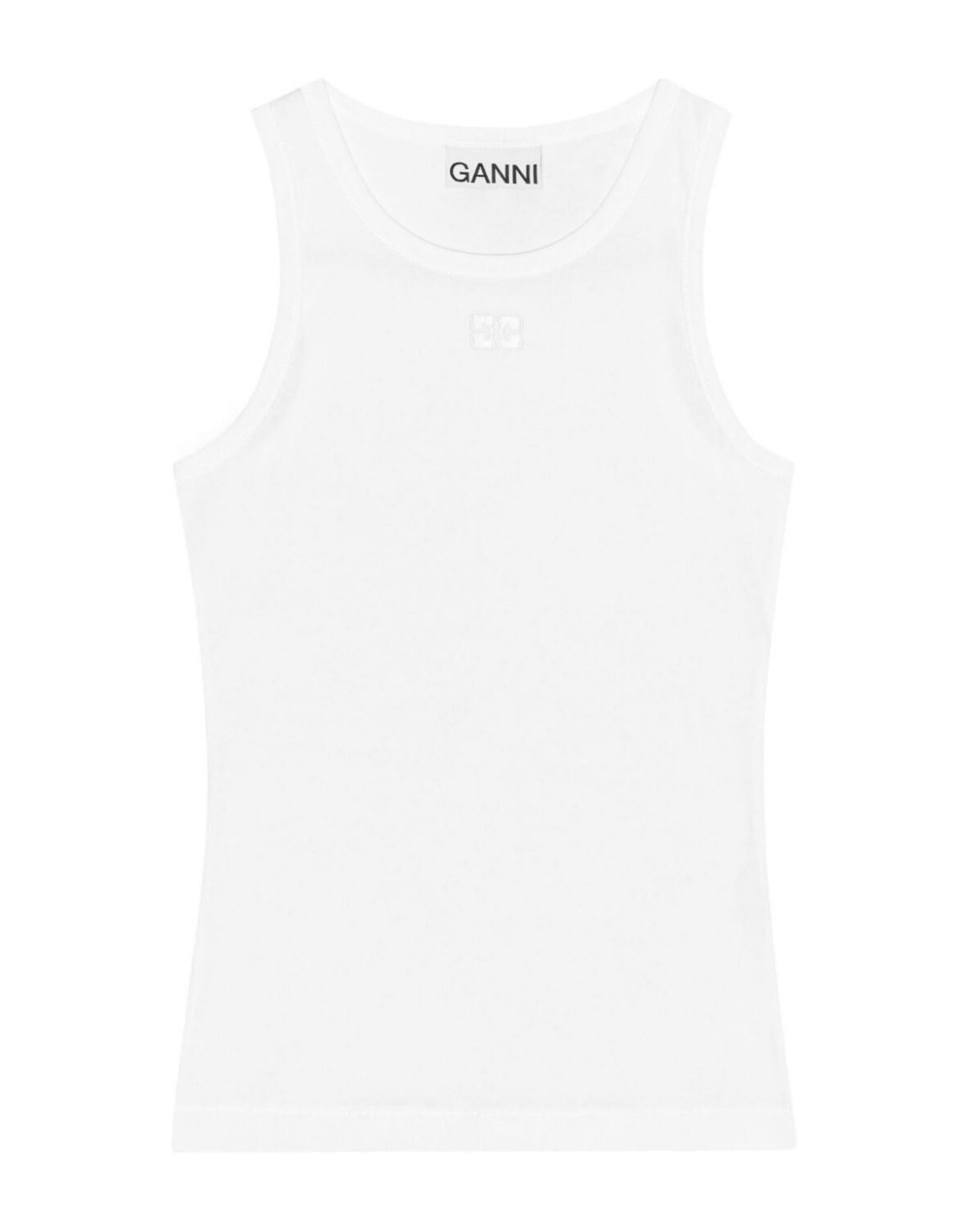 GANNI Top Damen Weiß von GANNI