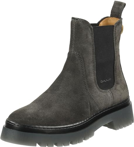 GANT FOOTWEAR Damen ALIGREY Chelsea-Stiefel, Dark Gray, 40 EU von GANT FOOTWEAR