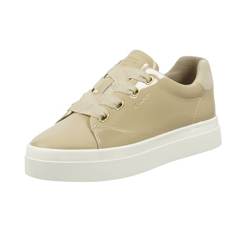 GANT FOOTWEAR Damen AVONA Sneaker, Taupe, 37 EU von GANT FOOTWEAR