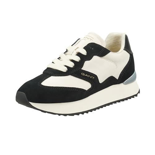 GANT FOOTWEAR Damen BEVINDA Sneaker, Black/Bone, 42 EU von GANT FOOTWEAR