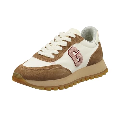 GANT FOOTWEAR Damen CAFFAY Sneaker, Walnut/beige, 38 EU von GANT FOOTWEAR