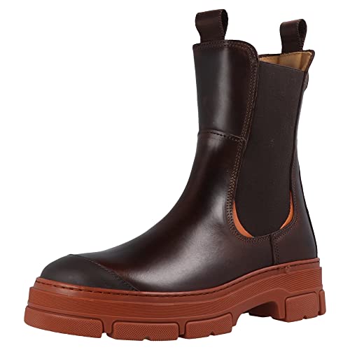 GANT FOOTWEAR Damen MONTHIKE Halblange Stiefel, dk Brown/orange, 41 EU von GANT FOOTWEAR