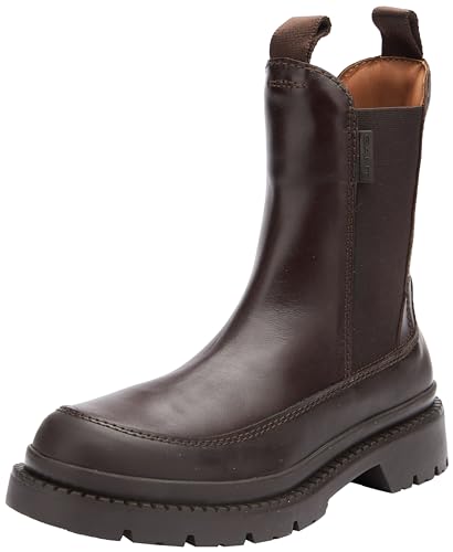 GANT FOOTWEAR Damen PREPNOVO Chelsea-Stiefel, Dark Brown, 37 EU von GANT FOOTWEAR