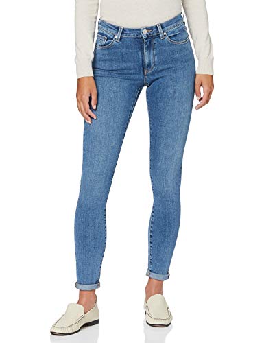 GANT Damen Skinny SUPER Stretch Jeans Freizeithose, SEMI Light Blue Broken IN, 34W / 30L von GANT