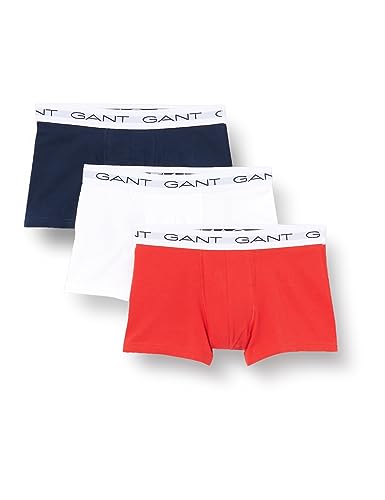 GANT Herren 3-Pack Trunk 3ER Pack, Mehrfarbig, XXL von GANT