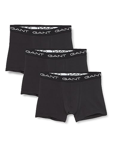 GANT Herren 3-Pack Trunk 3ER Pack, Schwarz, XL von GANT