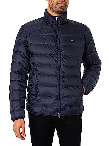 GANT Herren Light DOWN Jacket Jacke, Evening Blue, M von GANT